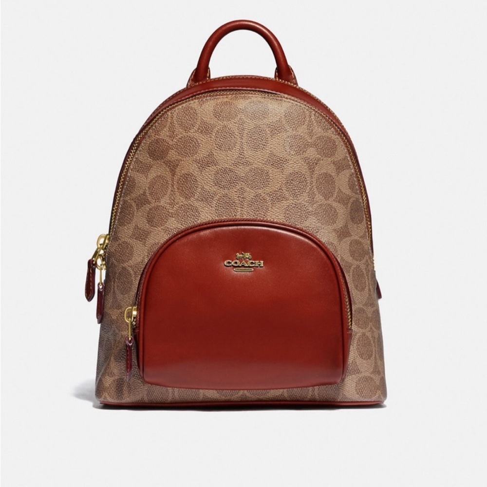 Authentic Carrie Coach Leather Backpack 🎒. Excellent, like-new condition!